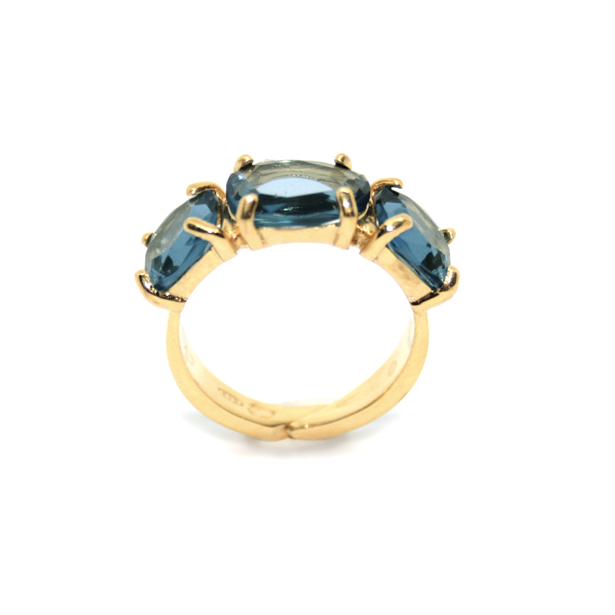 Anello Kora azzurro - Gumon