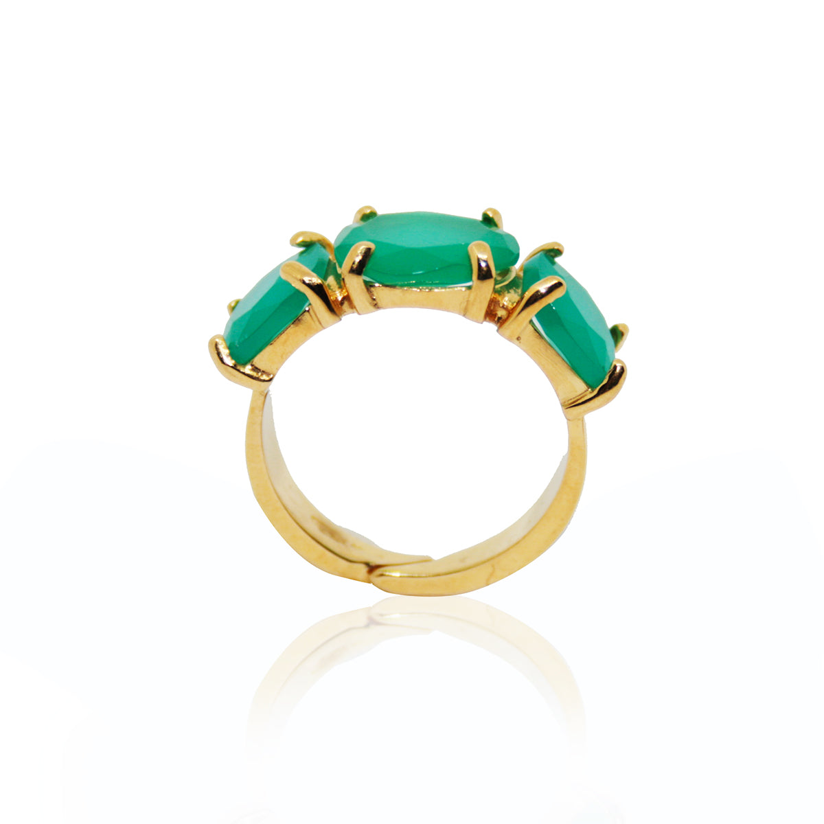 Anello Kora verde - Gumon