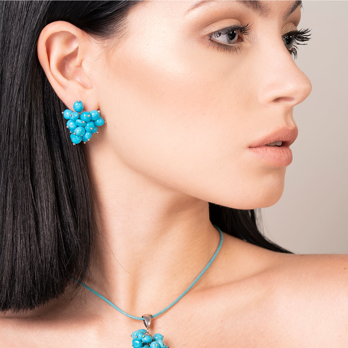 Orecchini in turchese - Antonino De Simone