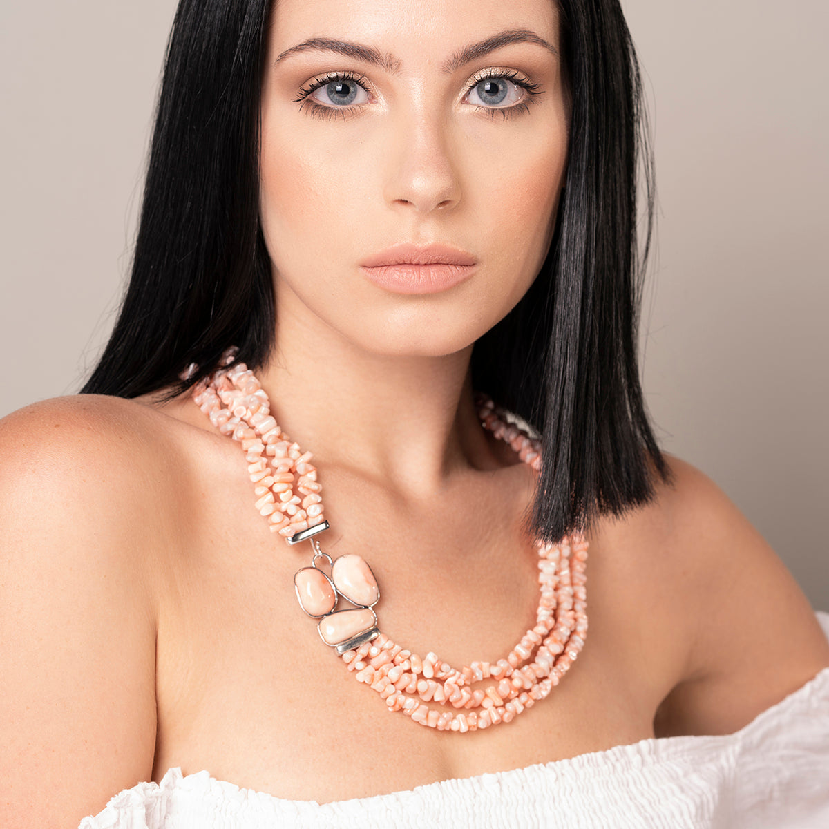 Collana in Corallo rosa - Antonino De Simone