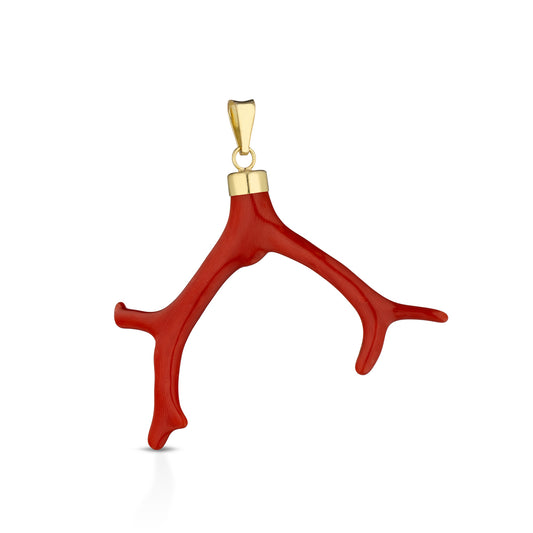 Pendente rametto di corallo - Iosonopreziosa