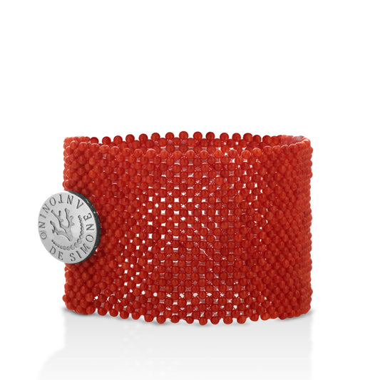 Bracciale in corallo rosso Collezione Trame - Antonino De Simone