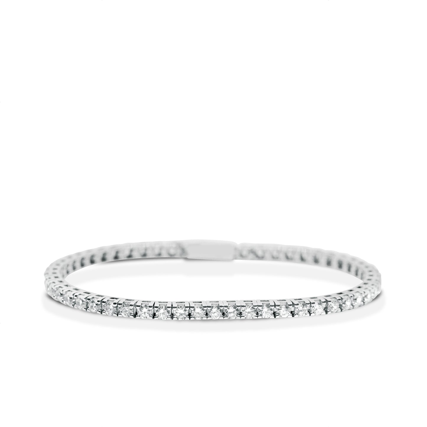 Bracciale tennis in argento- Moro&Ognissanti