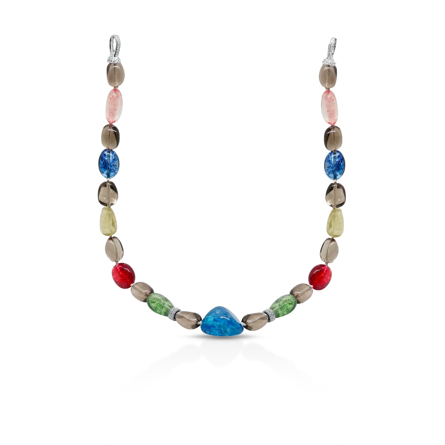 Collana sassi multicolor - Moro&Ognissanti