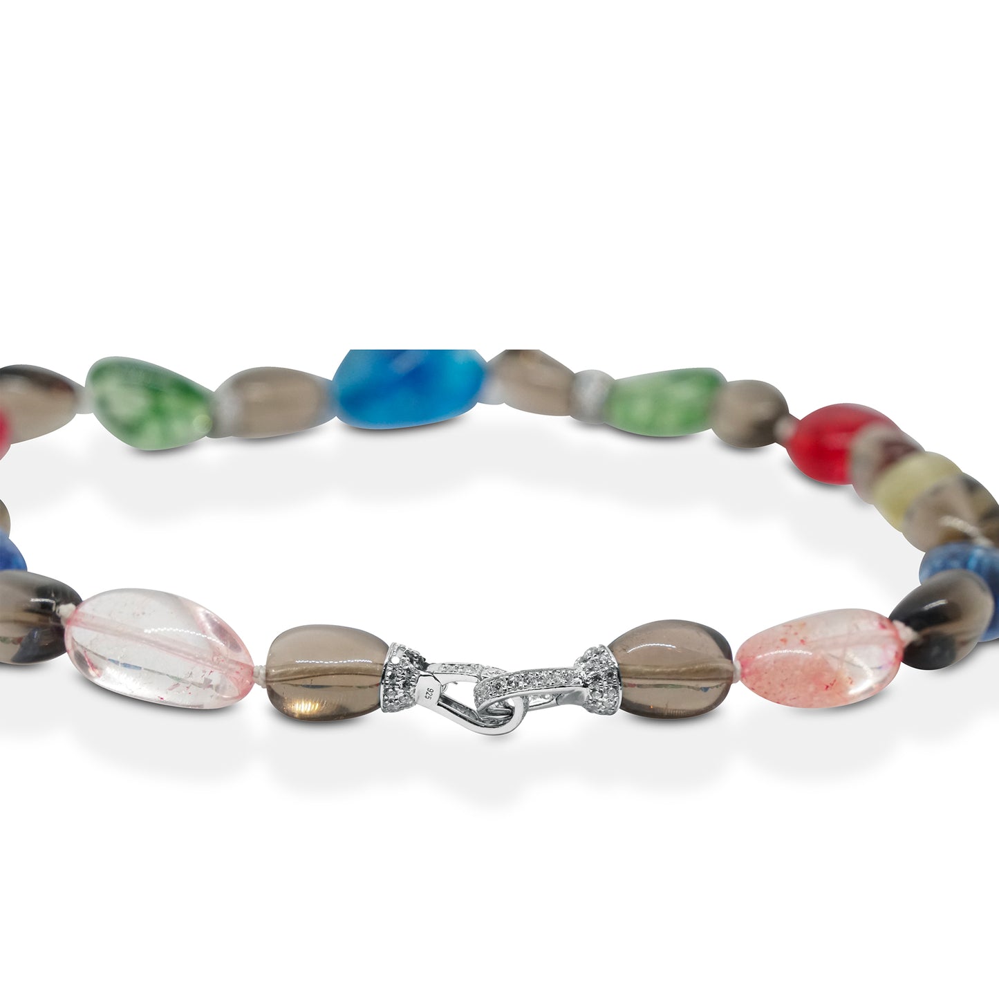 Collana sassi multicolor - Moro&Ognissanti