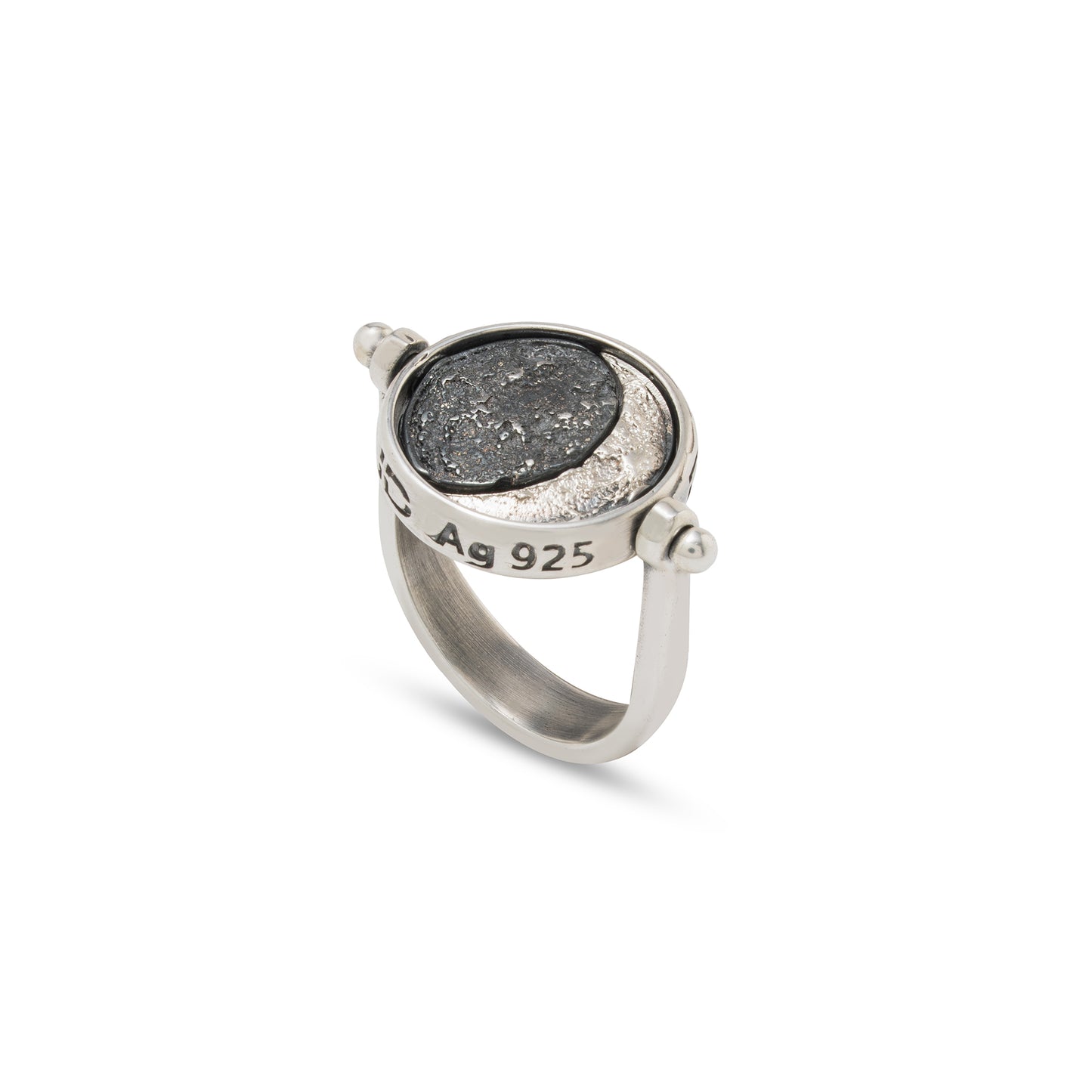Anello in argento Moonphases - Dario Gargiulo