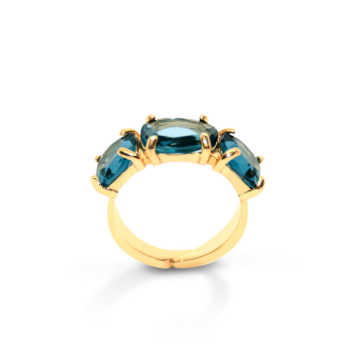 Anello Kora azzurro - Gumon