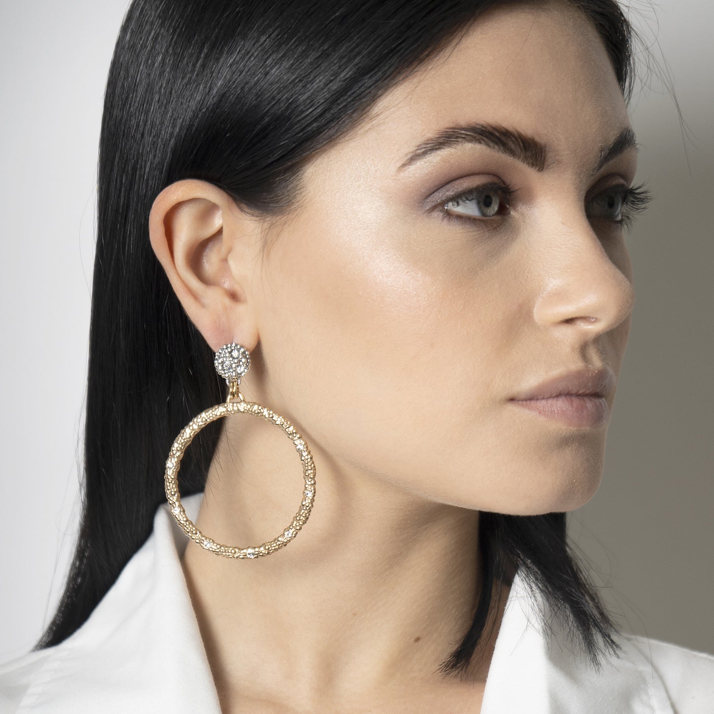 orecchini cerchio collezione caviar DE0014