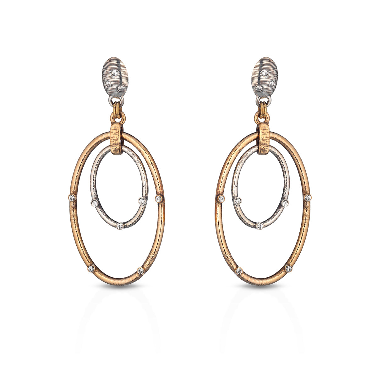 orecchini doppio ovale DDMDE0004