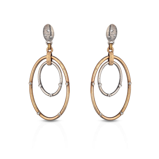 orecchini doppio ovale DDMDE0004