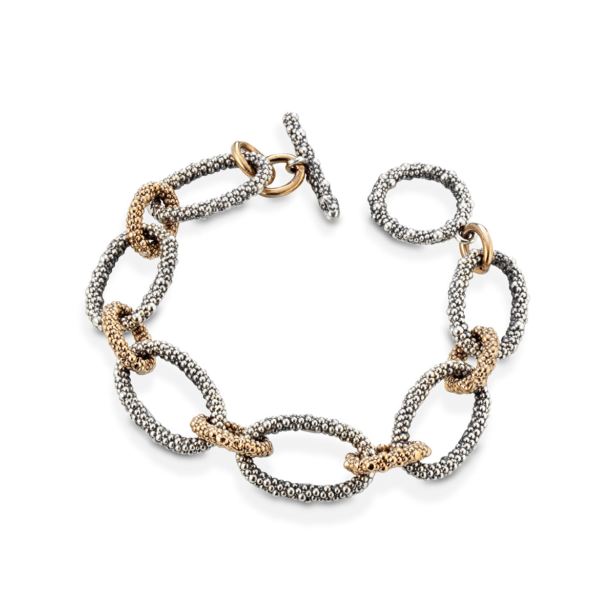 Bracciale a maglie intreccaite collezione Caviar 