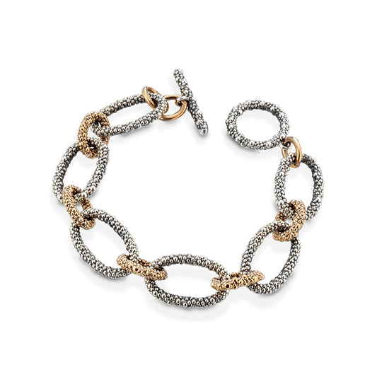 Bracciale a maglie intreccaite collezione Caviar 